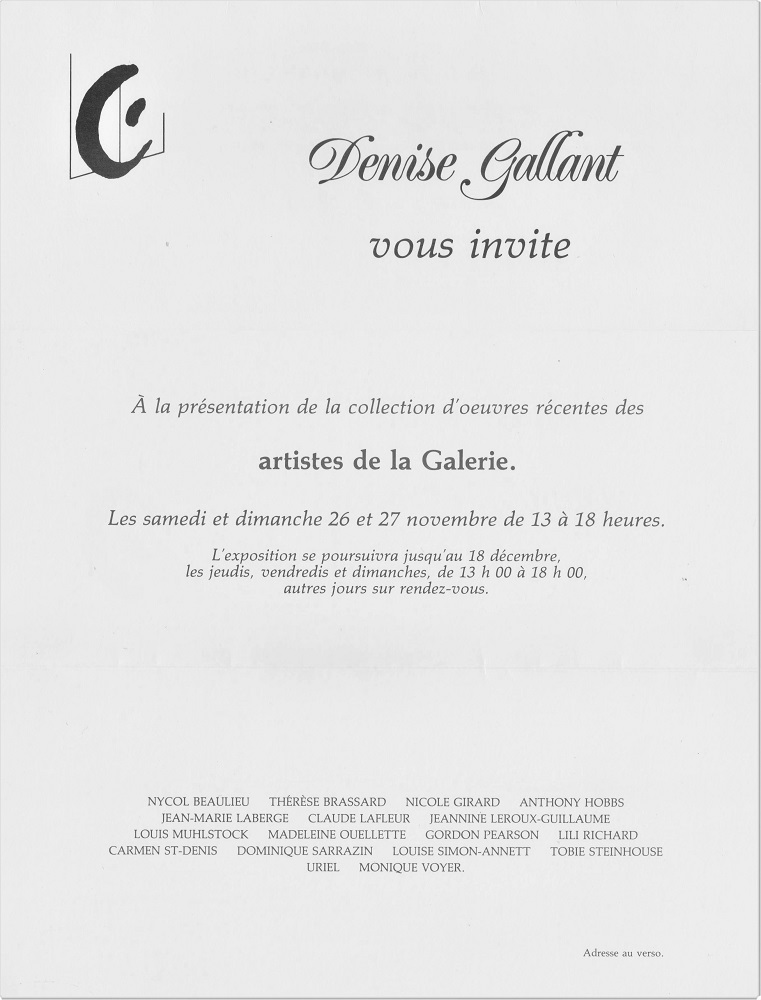 1985 Denise Gallant