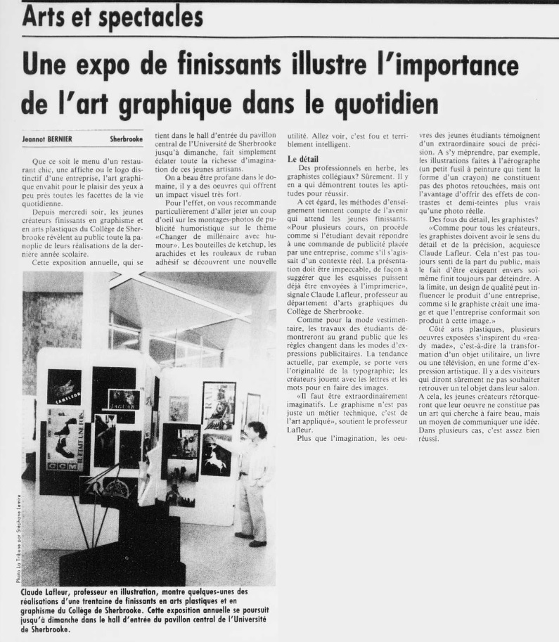 1990 expo etudiant UdeS