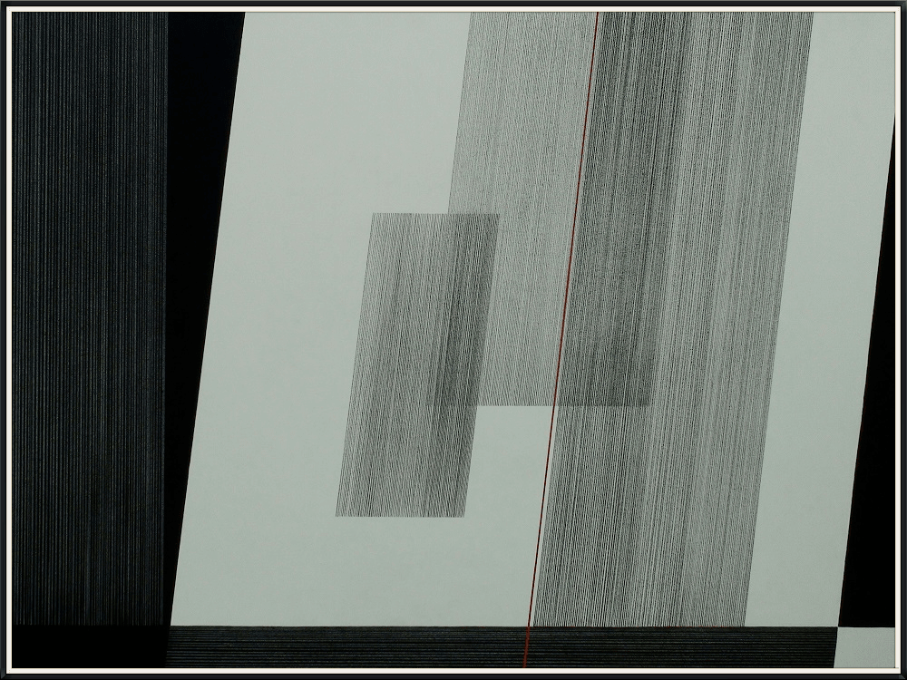 2011 Boréal (acrylique pierre noir 36''x48'') $2,600
