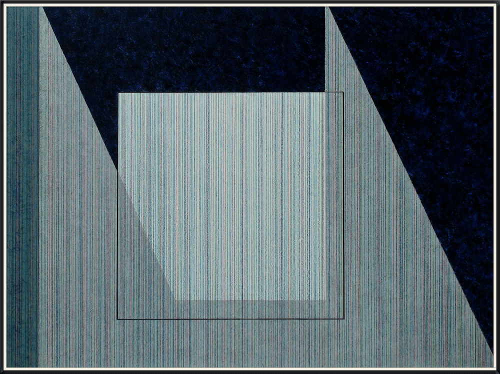 2011 Levée de rideau (acrylique pierre noir)